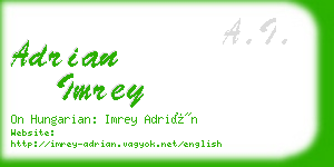 adrian imrey business card